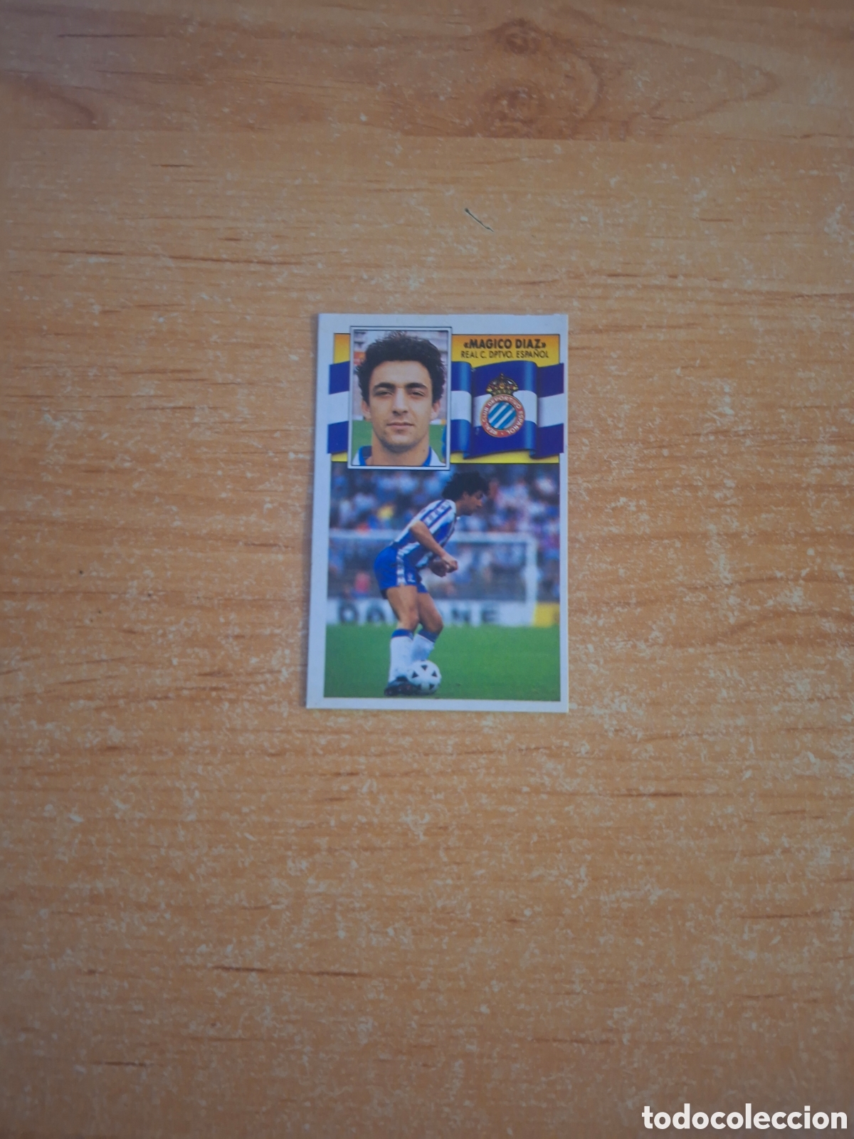 Coleccionismo cromos antiguos: Este 90 91 m&aacute;gico diaz espa&ntilde;ol coloca despegado ver fotos