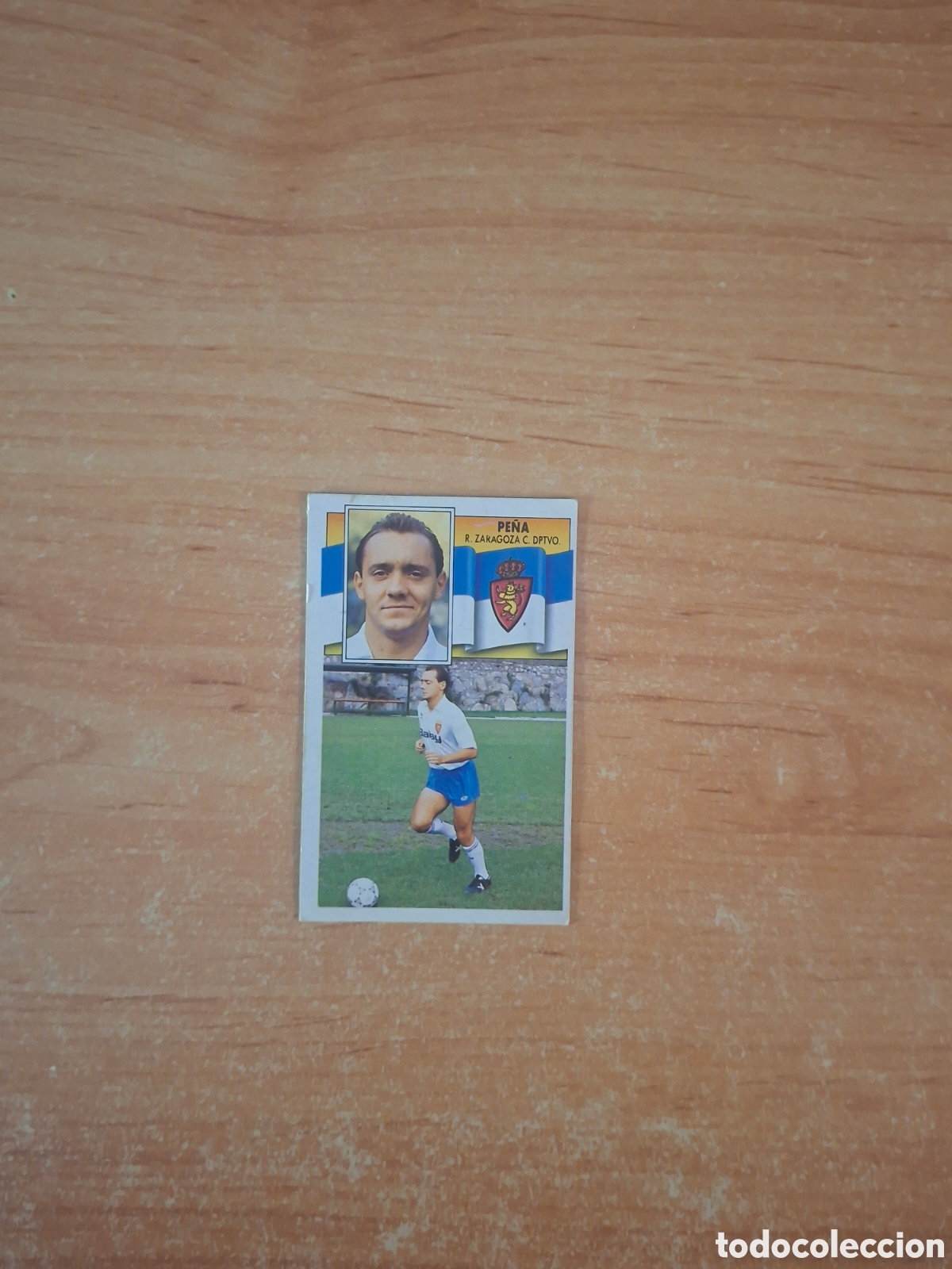 Colecionismo Cromos antigos: Este 90 91 pe&ntilde;a Zaragoza doble despegado ver fotos