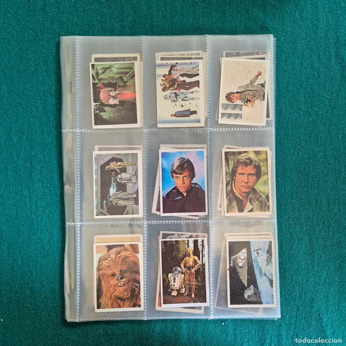 Coleccionismo cromos antiguos: 36 cromos STAR WARS EL RETORNO DEL JEDI DESPEGADO A&Ntilde;O 1983