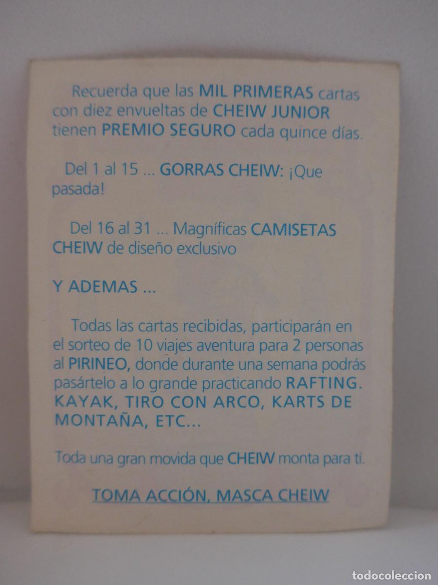 Coleccionismo cromos antiguos: CROMO MOUNTAIN BIKE DE CHEIW JUNIOR - Foto 2