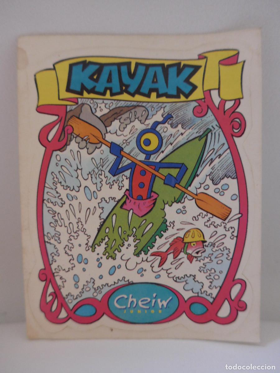 Coleccionismo cromos antiguos: CROMO KAYAK DE CHEIW JUNIOR