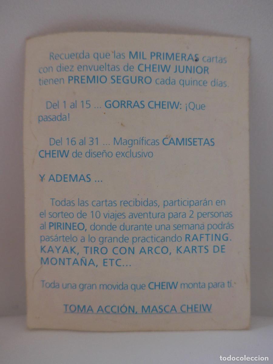 Coleccionismo cromos antiguos: CROMO KAYAK DE CHEIW JUNIOR - Foto 2