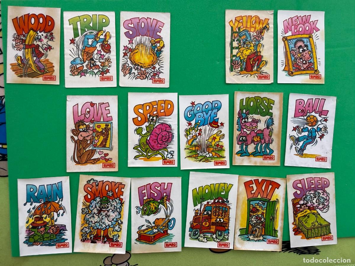 Coleccionismo cromos antiguos: Aprende ingl&eacute;s con Bimbo - Colecci&oacute;n completa a falta de 3