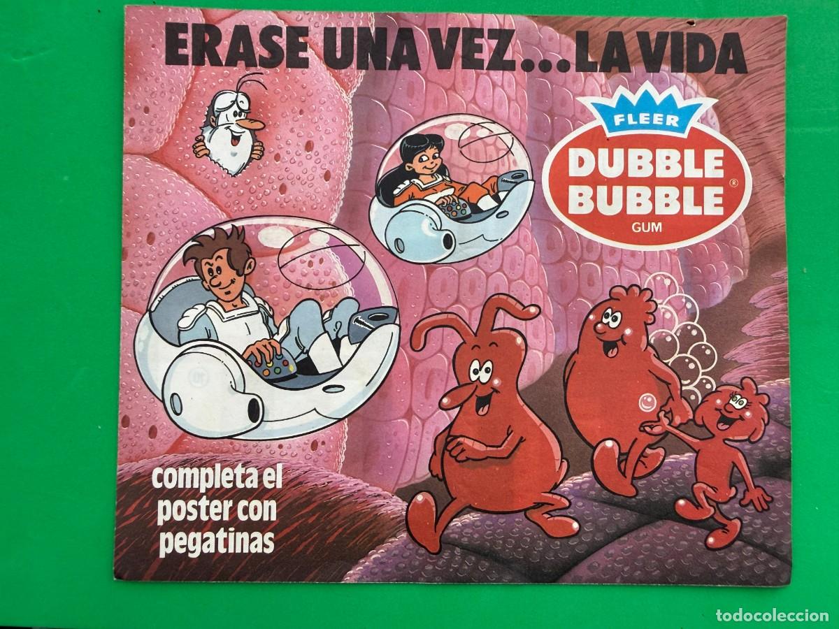 Coleccionismo cromos antiguos: &Eacute;rase una vez... la vida - &Aacute;lbum chicles vac&iacute;o - Dubble Bubble Fleer
