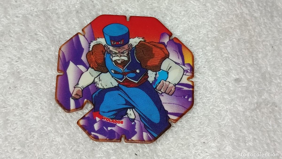 Coleccionismo cromos antiguos: ANTIGUO TAZO VOLADOR N&ordm; 35 DRAGON BALL Z BOLA DEL DRAGON A 20 DR GERO PROMOCIONAL MATUTANO A&Ntilde;OS 90