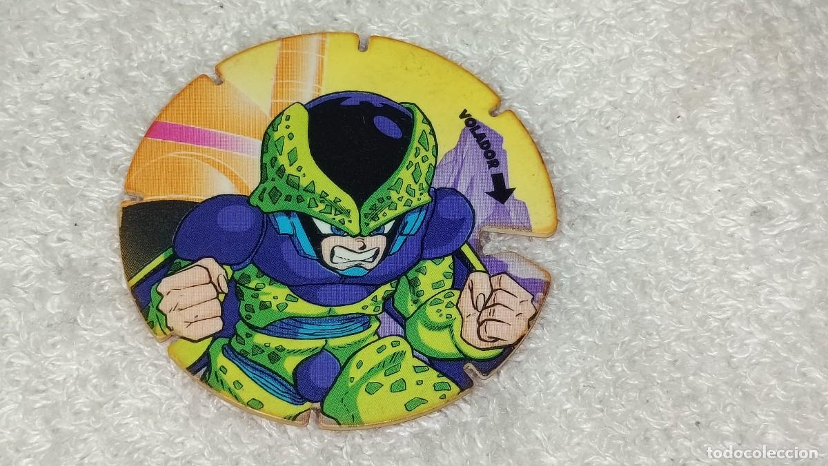 Coleccionismo cromos antiguos: ANTIGUO TAZO VOLADOR N&ordm; 22 DRAGON BALL Z BOLA DEL DRAGON - CELULA JR - PROMOCIONAL MATUTANO A&Ntilde;OS 90