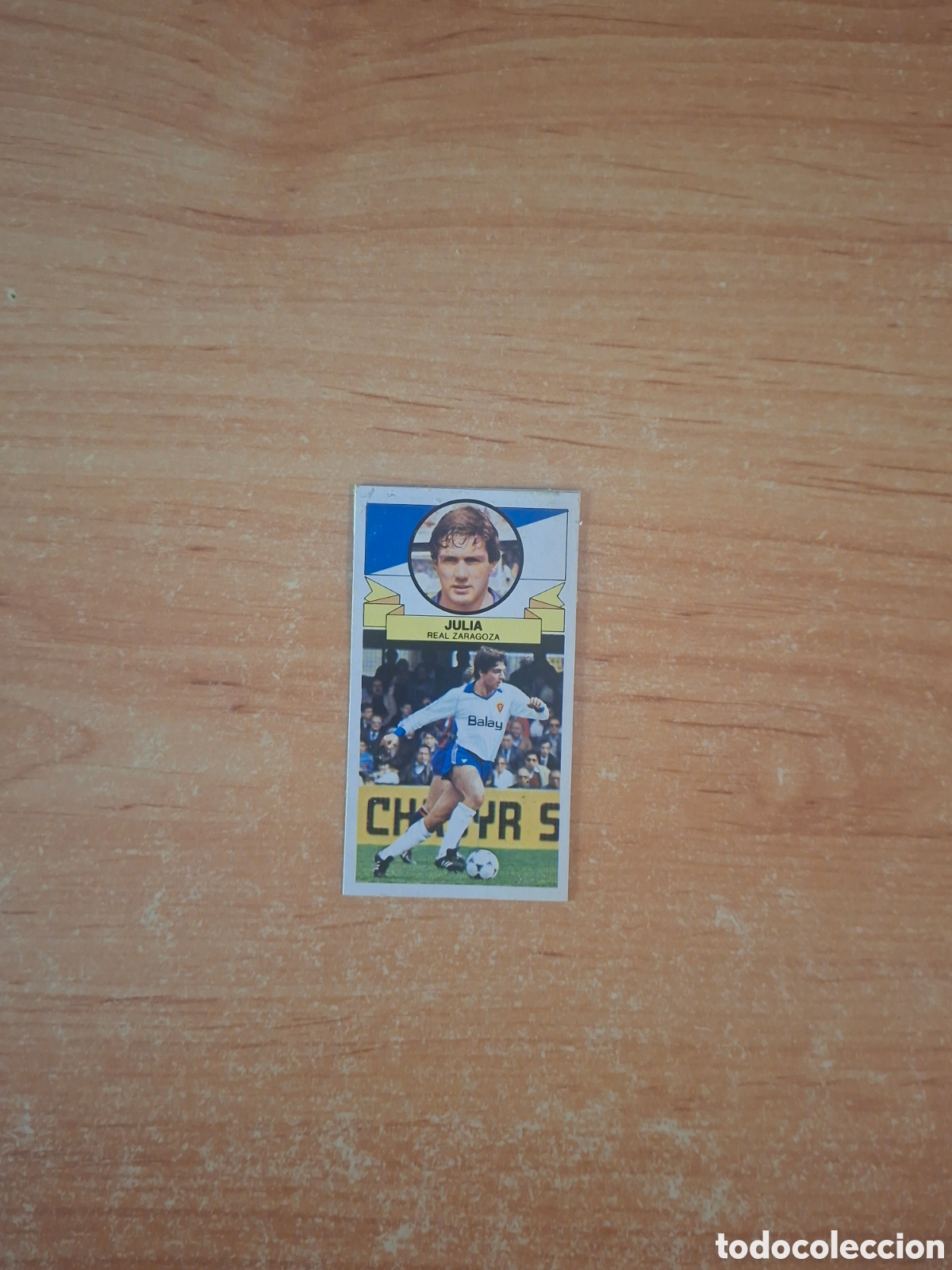 Coleccionismo cromos antiguos: Este 85 86 Julia Zaragoza coloca despegado ver fotos