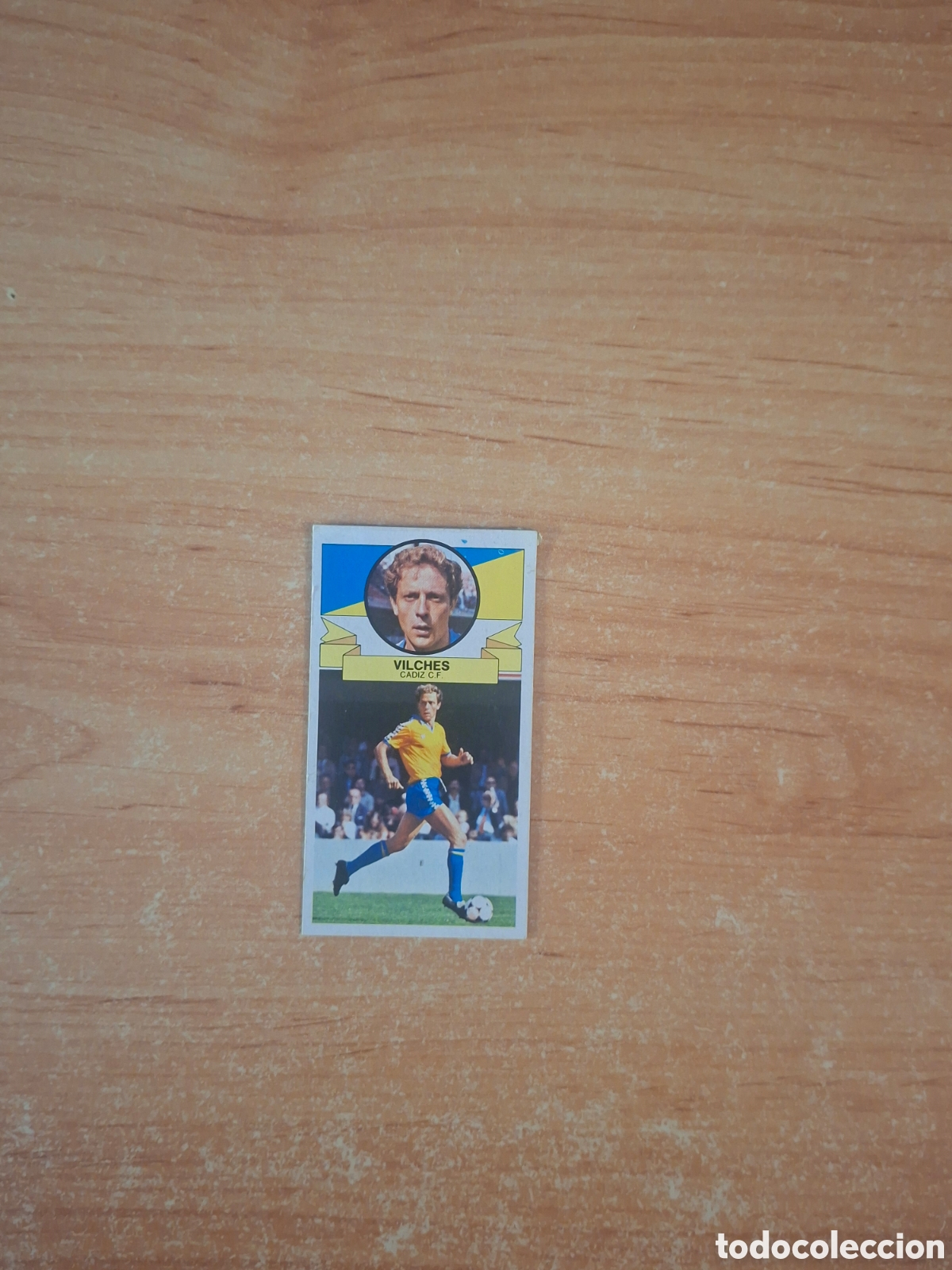 Coleccionismo cromos antiguos: Este 85 86 vilches cadiz baja despegado ver fotos