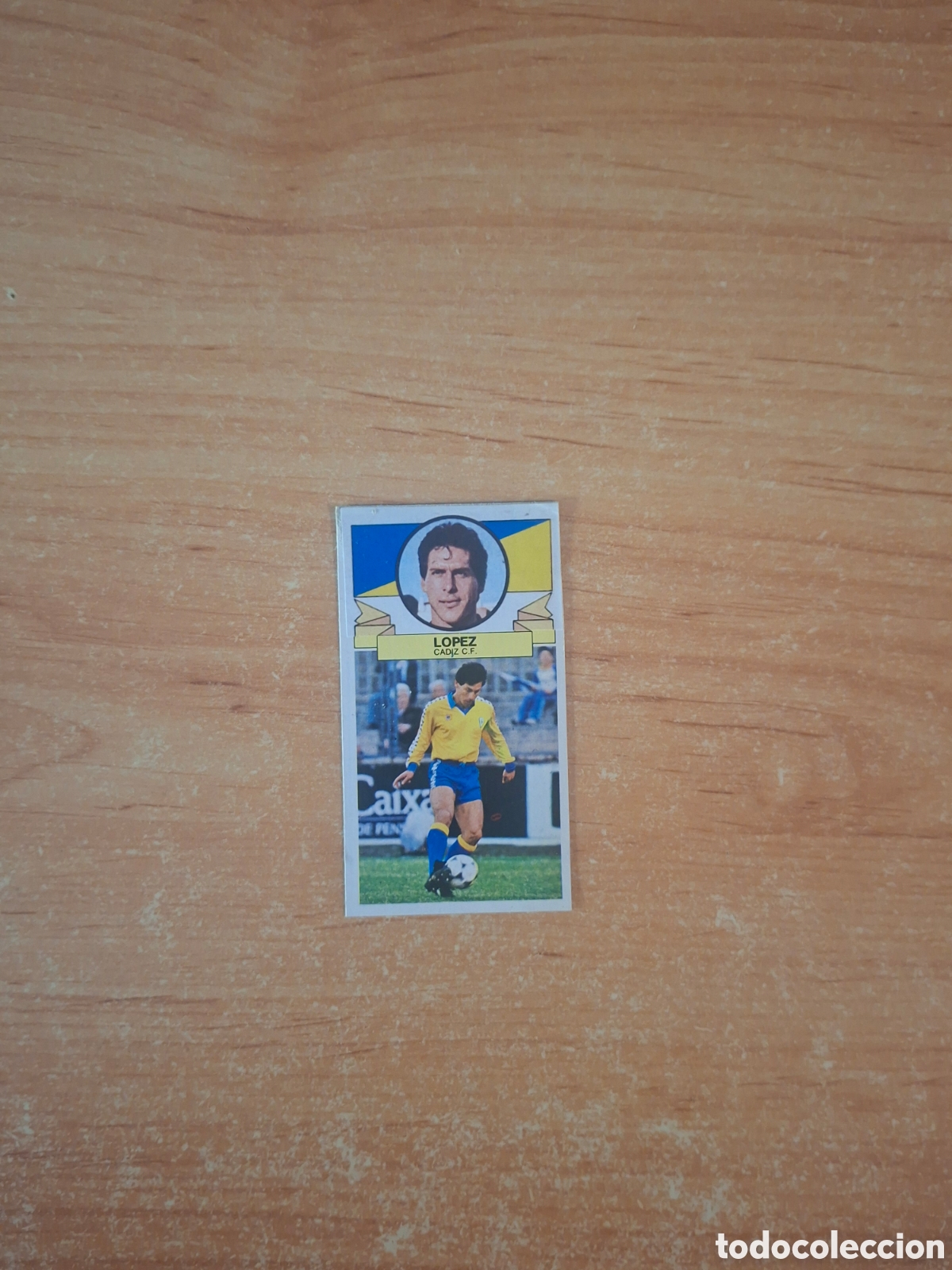 Coleccionismo cromos antiguos: Este 85 86 lopez cadiz baja despegado ver fotos