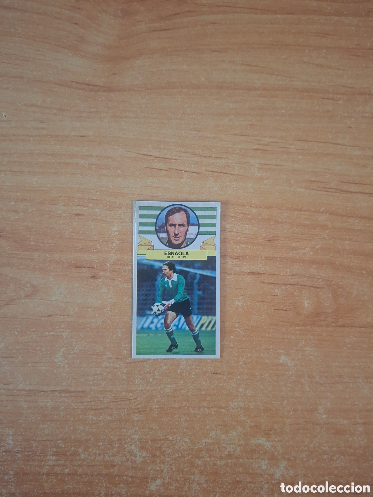 Coleccionismo cromos antiguos: Este 85 86 esnaola betis baja despegado ver fotos