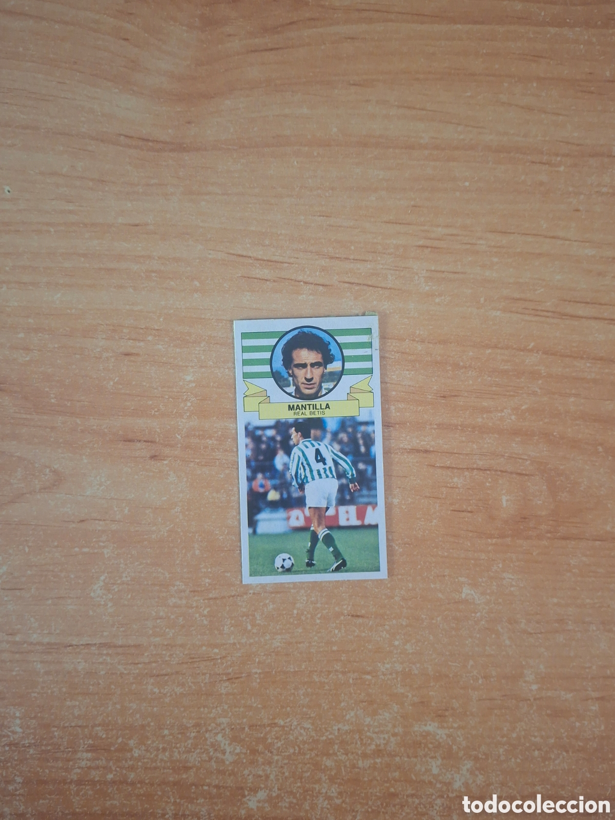 Coleccionismo cromos antiguos: Este 85 86 mantilla betis baja despegado ver fotos