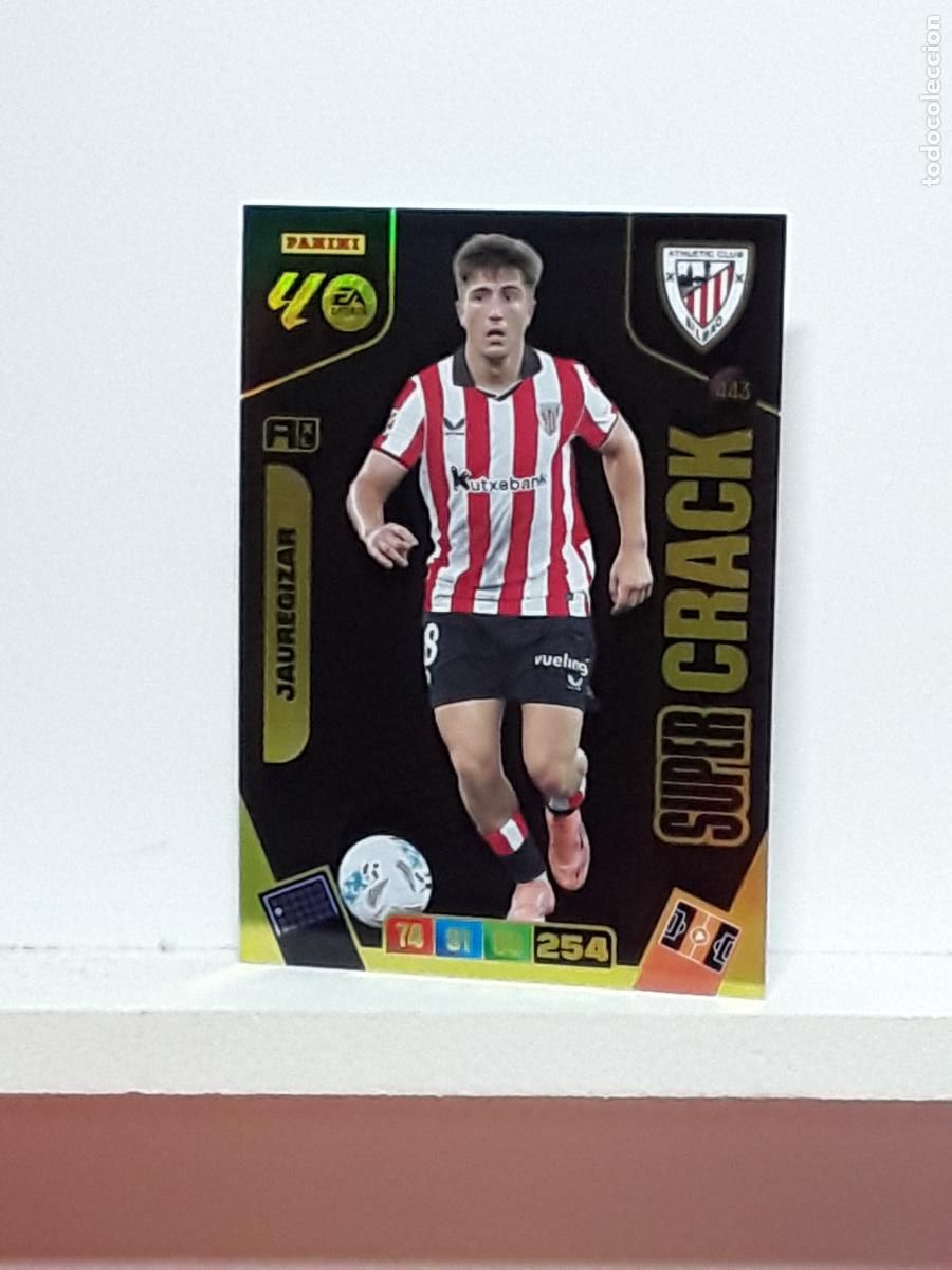 Coleccionismo cromos antiguos: ADRENALYN 2025 2026 25 26 ALBUM PANINI LIGA N 443 ATHLETIC SUPER CRACK JAUREGIZAR