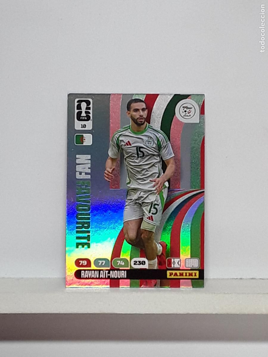 Coleccionismo cromos antiguos: ADRENALYN MUNDIAL 2026 WORLD CUP 26 ALBUM PANINI N 10 ARGELIA RAYAN AIT-NOURI