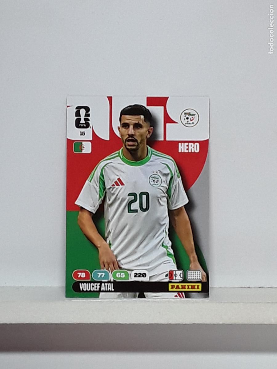 Coleccionismo cromos antiguos: ADRENALYN MUNDIAL 2026 WORLD CUP 26 ALBUM PANINI N 15 ARGELIA YOUCEF ATAL