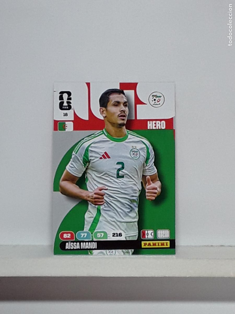 Coleccionismo cromos antiguos: ADRENALYN MUNDIAL 2026 WORLD CUP 26 ALBUM PANINI N 16 ARGELIA AISSA MANDI