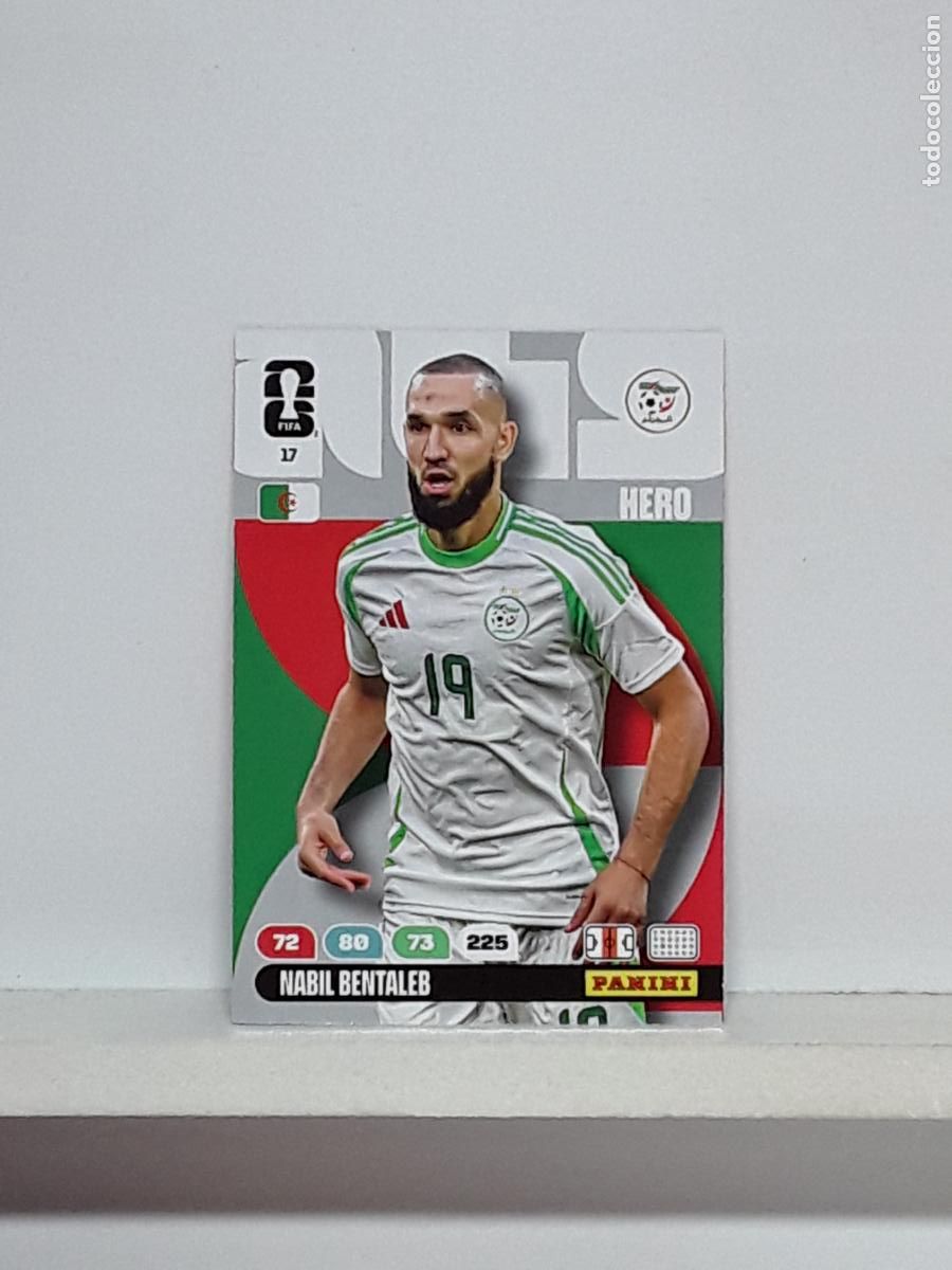 Coleccionismo cromos antiguos: ADRENALYN MUNDIAL 2026 WORLD CUP 26 ALBUM PANINI N 17 ARGELIA NABIL BENTALEB