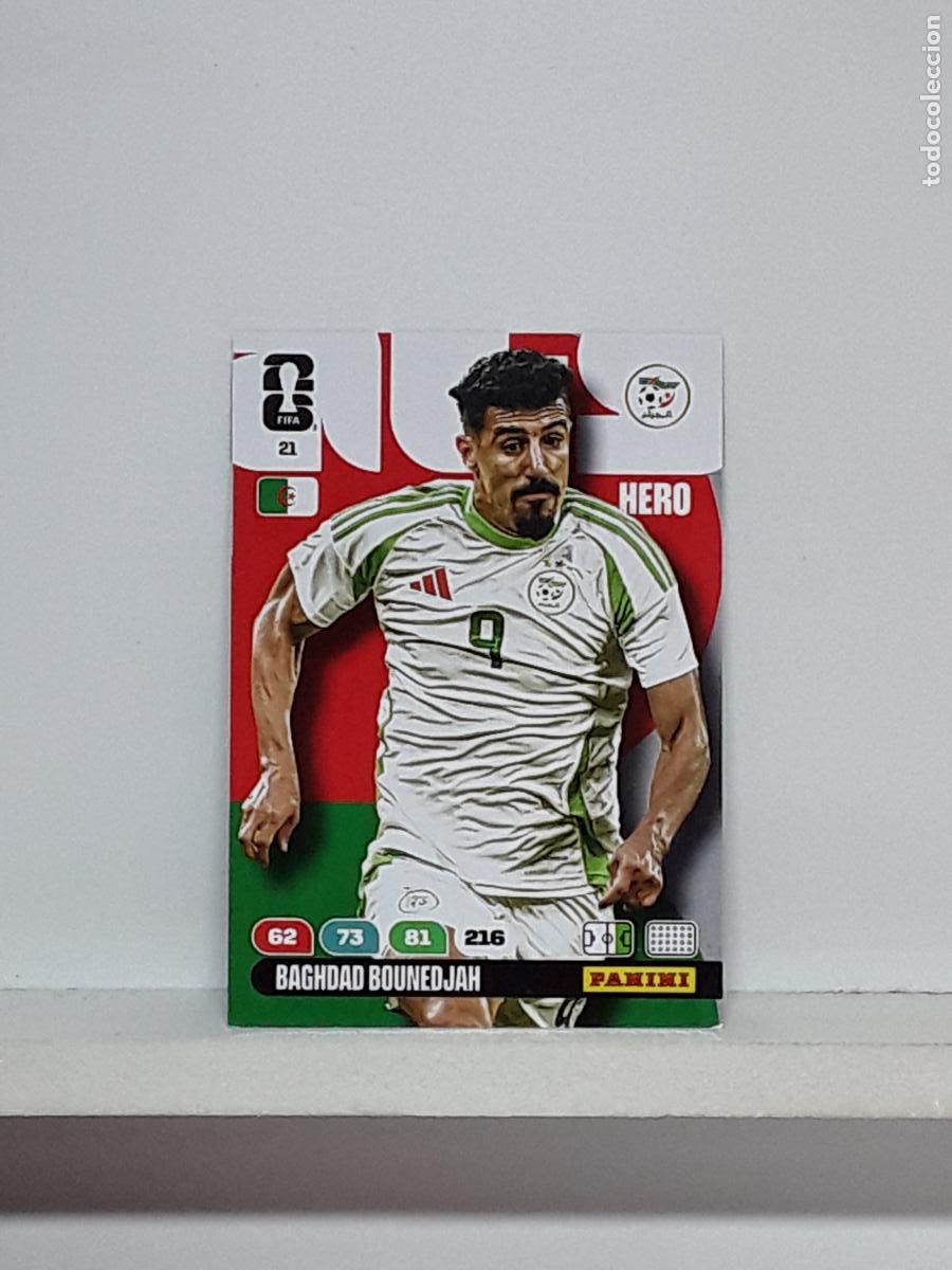 Coleccionismo cromos antiguos: ADRENALYN MUNDIAL 2026 WORLD CUP 26 ALBUM PANINI N 21 ARGELIA BAGHDAD BOUNEDJAH