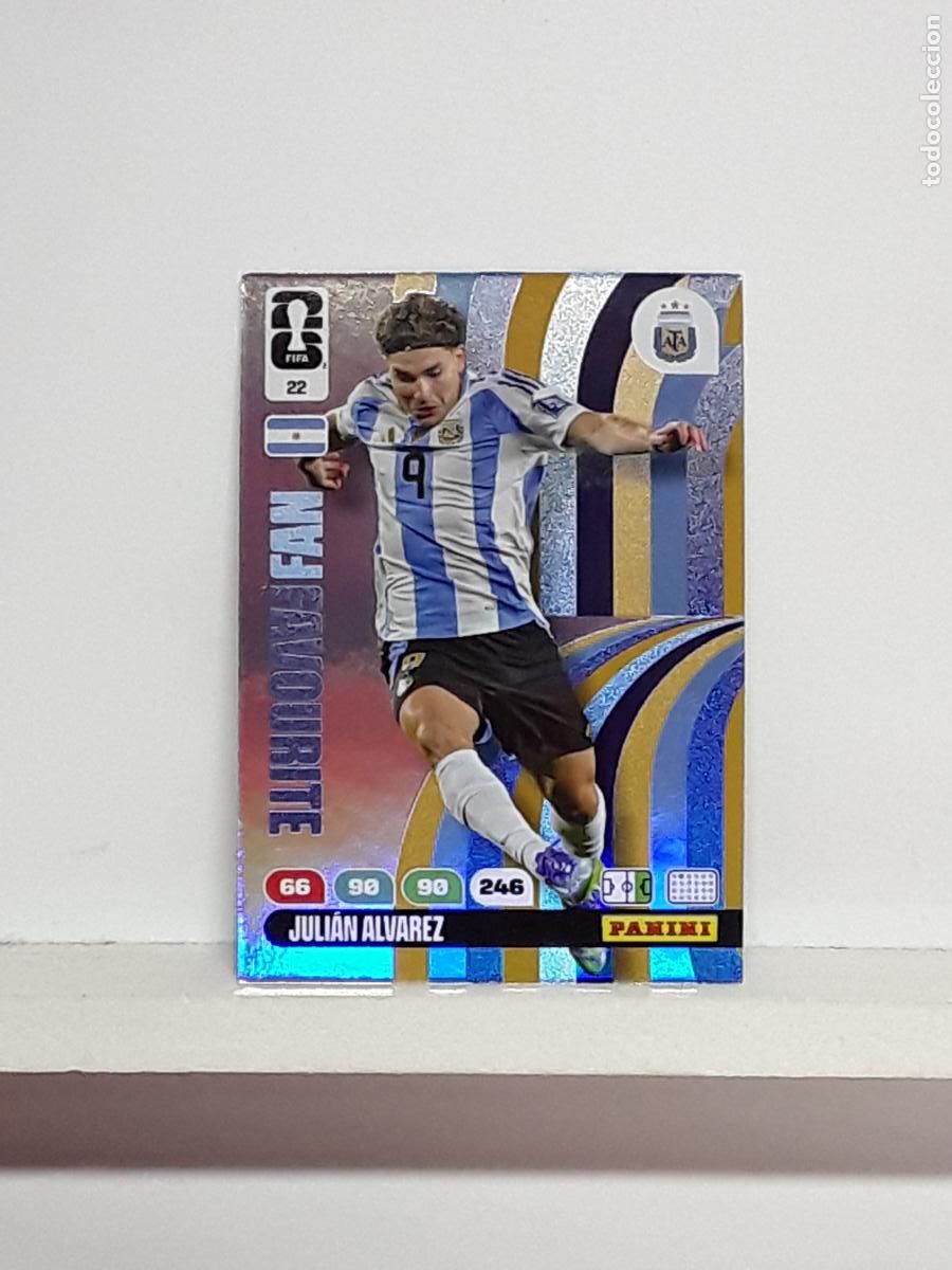 Coleccionismo cromos antiguos: ADRENALYN MUNDIAL 2026 WORLD CUP 26 ALBUM PANINI N 22 ARGENTINA JULIAN ALVAREZ