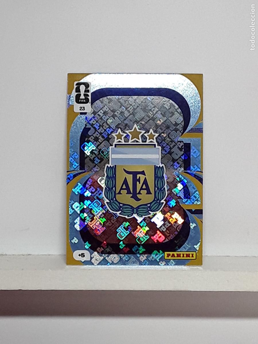 Coleccionismo cromos antiguos: ADRENALYN MUNDIAL 2026 WORLD CUP 26 ALBUM PANINI N 23 ARGENTINA ESCUDO LOGO