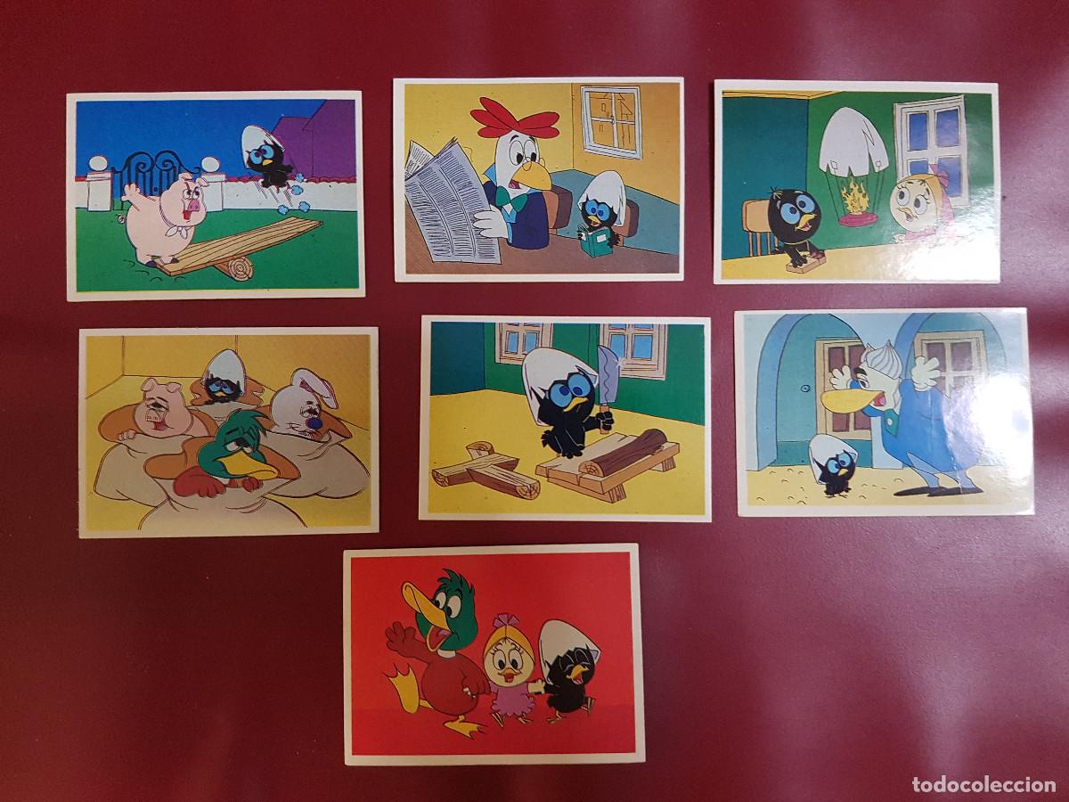Coleccionismo cromos antiguos: CELDITOR - CALIMERO - 7 CROMOS NUNCA PEGADOS