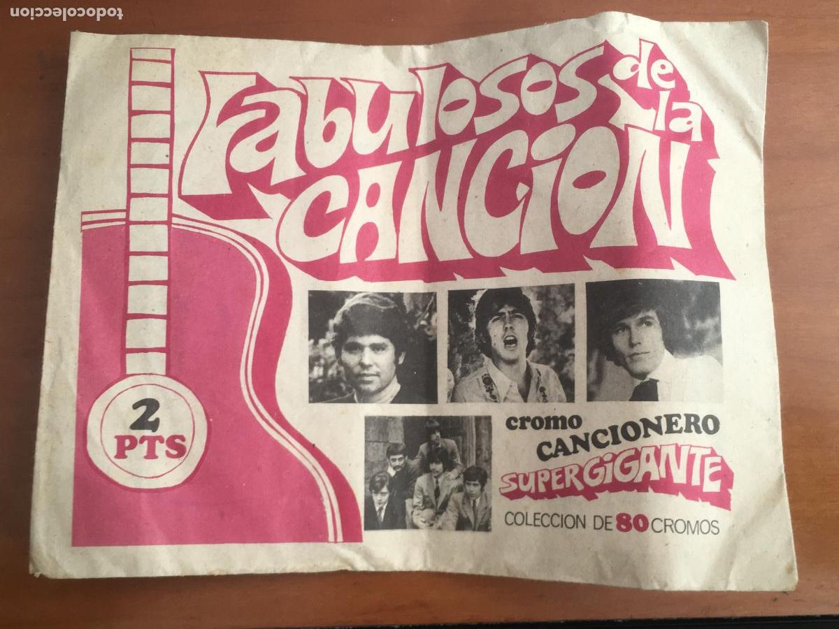 Sammeln alte Sammelbilder: fabulosos de la cancion ediciones este sobre de cromos sin abrir cerrado