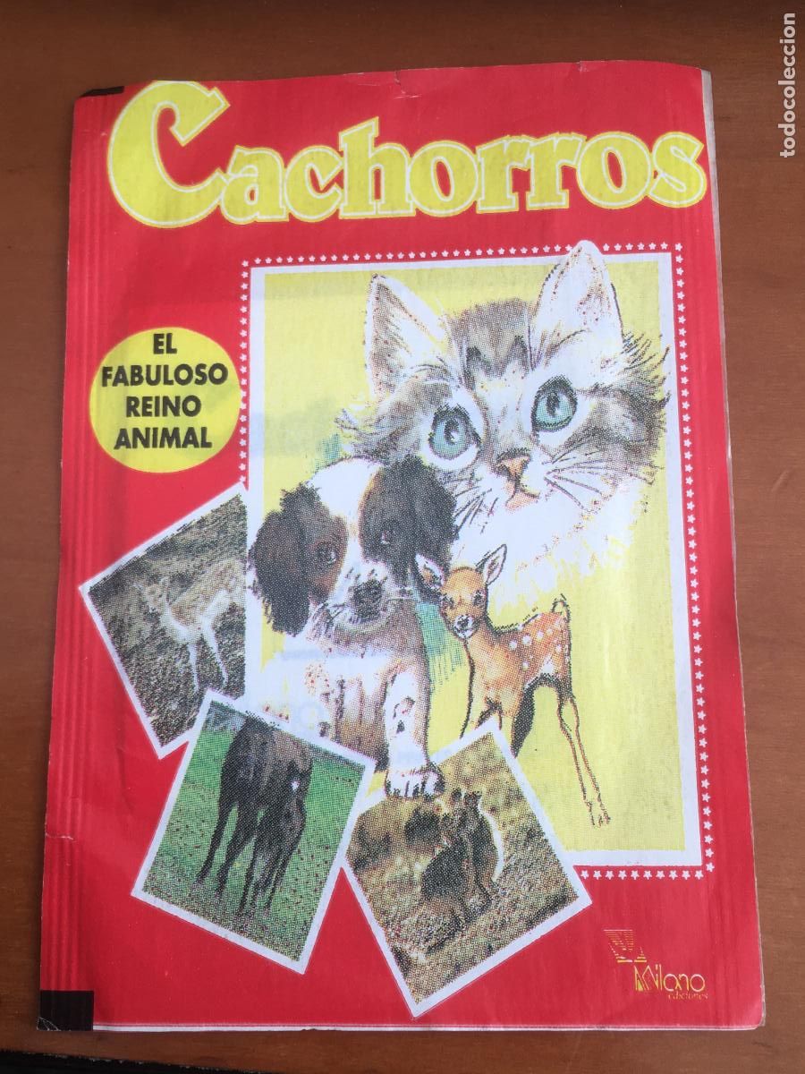 Collectionnisme Cartes &agrave; collectionner anciennes: cachorros sobre de cromos sin abrir cerrado