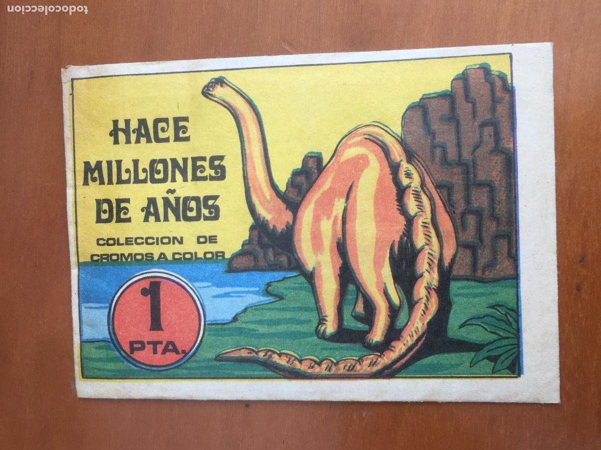 Collectionnisme Cartes &agrave; collectionner anciennes: hace millones de a&ntilde;os ruiz romero sobre de cromos sin abrir cerrado