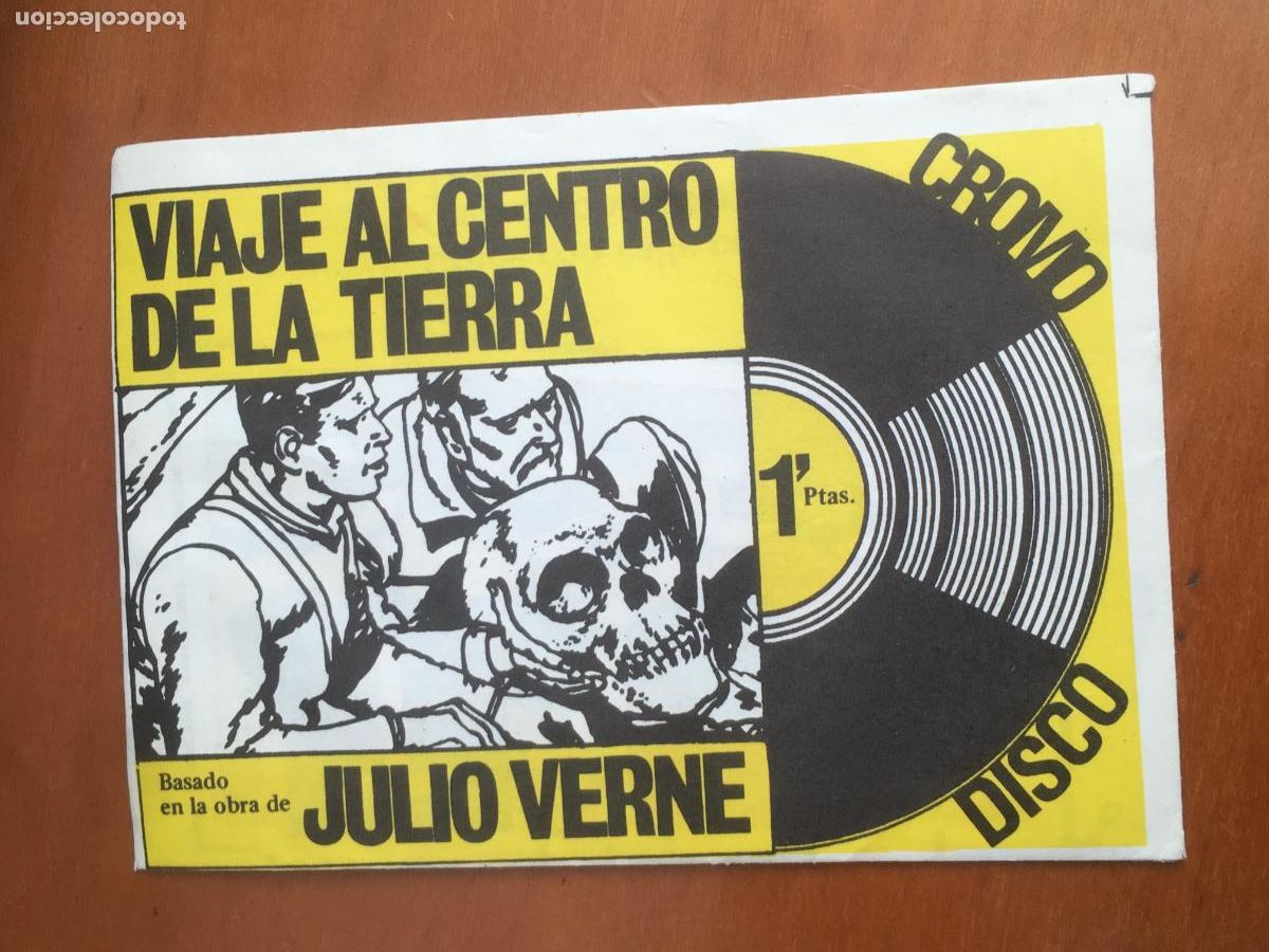 Collectionnisme Cartes &agrave; collectionner anciennes: viaje al centro de la tierra sobre de cromos sin abrir cerrado