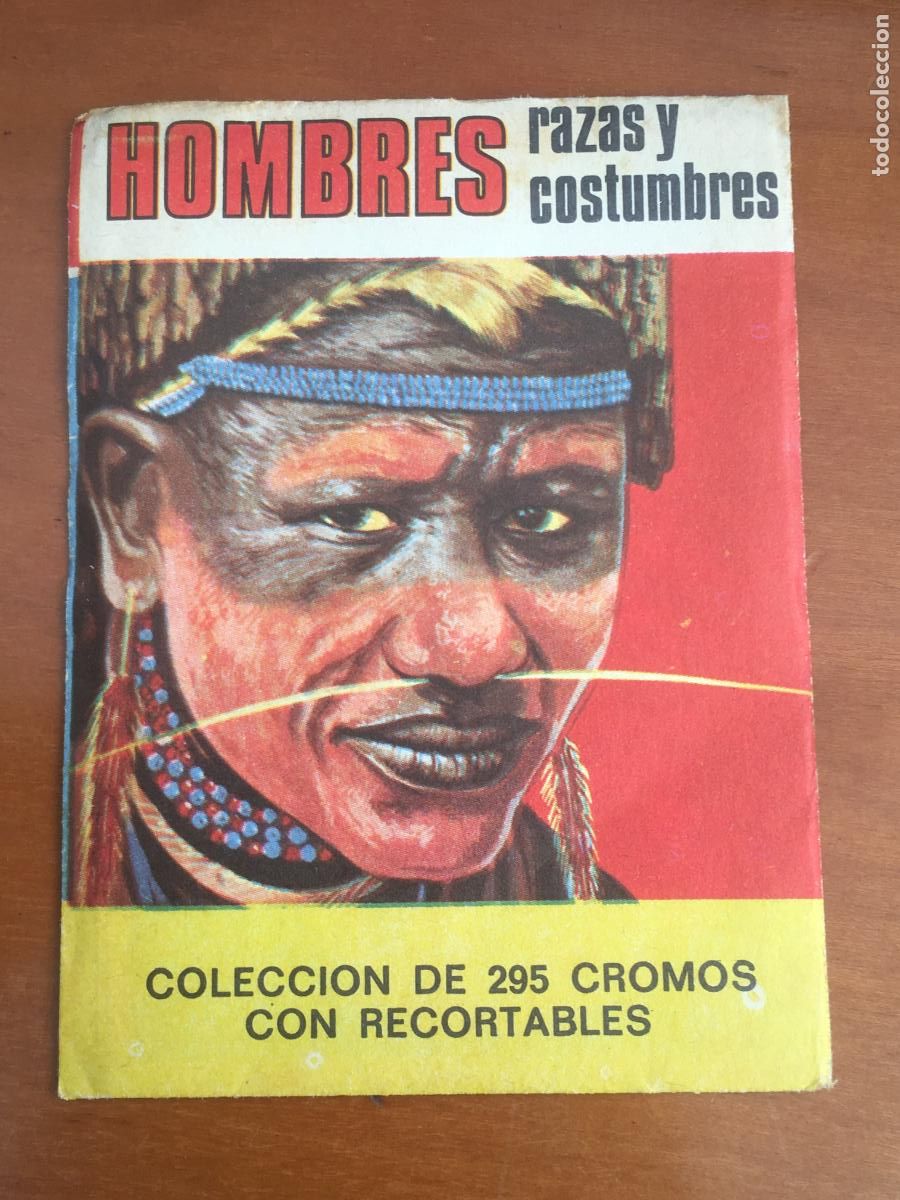 Collectionnisme Cartes &agrave; collectionner anciennes: hombres razas y costumbres ruiz romero sobre de cromos sin abrir cerrado
