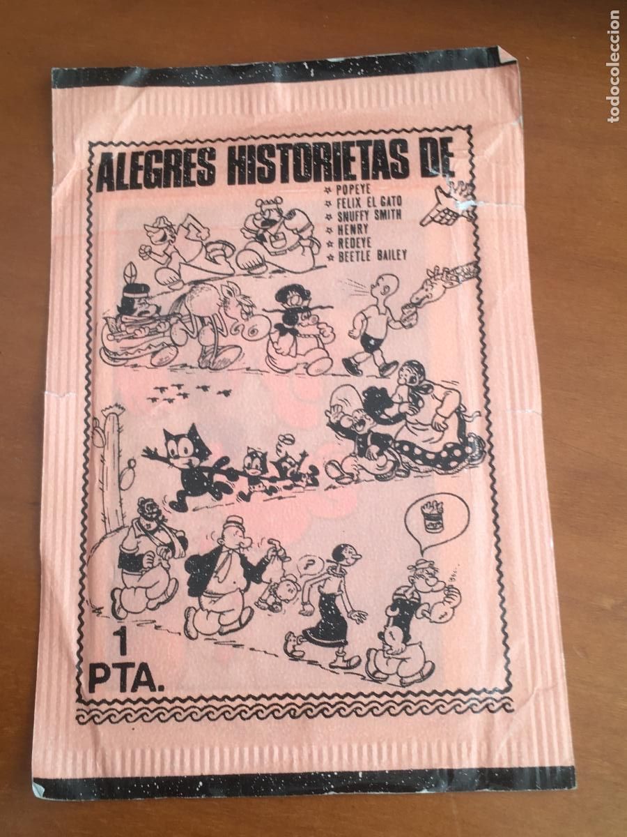 Sammeln alte Sammelbilder: alegres historietas de popeye fher sobre de cromos sin abrir cerrado