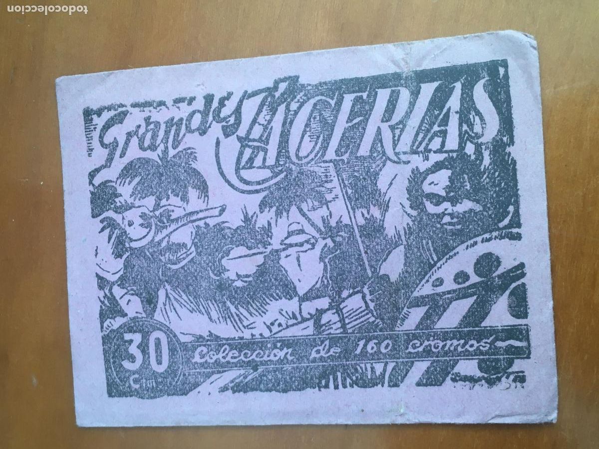 Sammeln alte Sammelbilder: grandes cacerias ferma modelo rosa sobre de cromos sin abrir cerrado