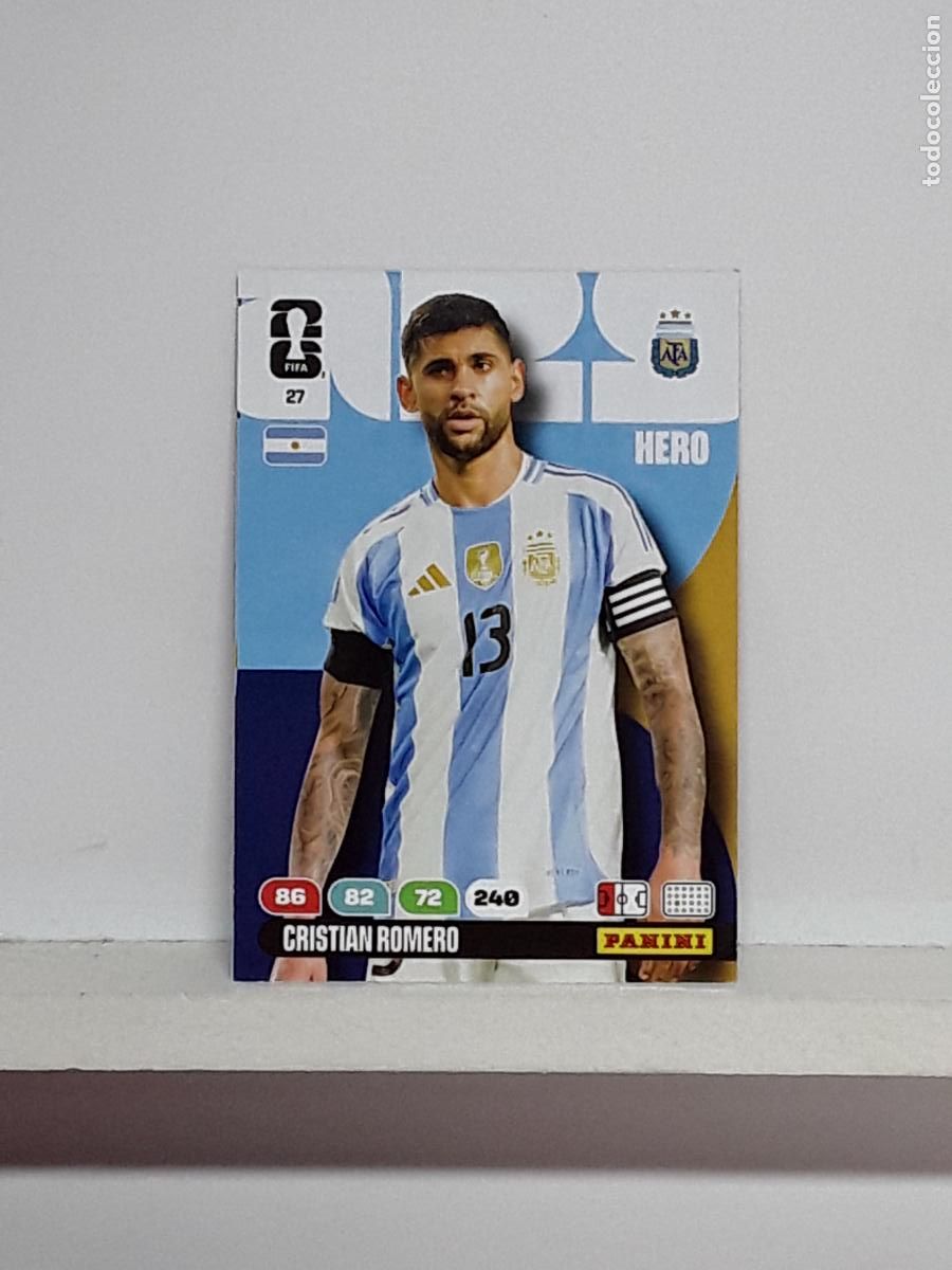 Sammeln alte Sammelbilder: ADRENALYN MUNDIAL 2026 WORLD CUP 26 ALBUM PANINI N 27 ARGENTINA CRISTIAN ROMERO