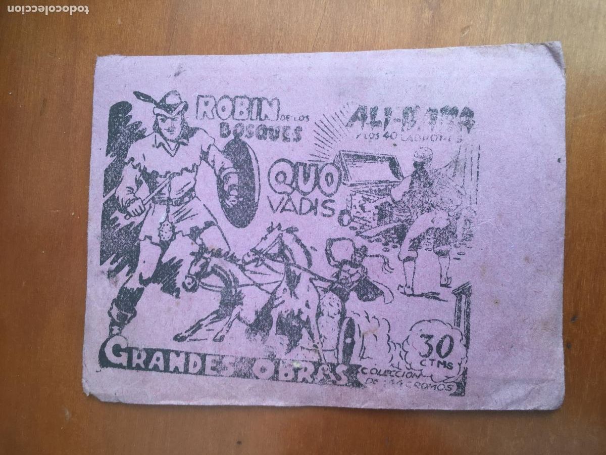 Sammeln alte Sammelbilder: grandes obras ferma ali baba robin bosques sobre de cromos sin abrir cerrado