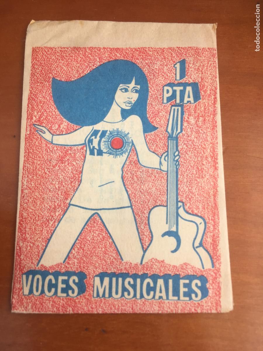Sammeln alte Sammelbilder: voces musicales ruiz romero sobre de cromos sin abrir cerrado