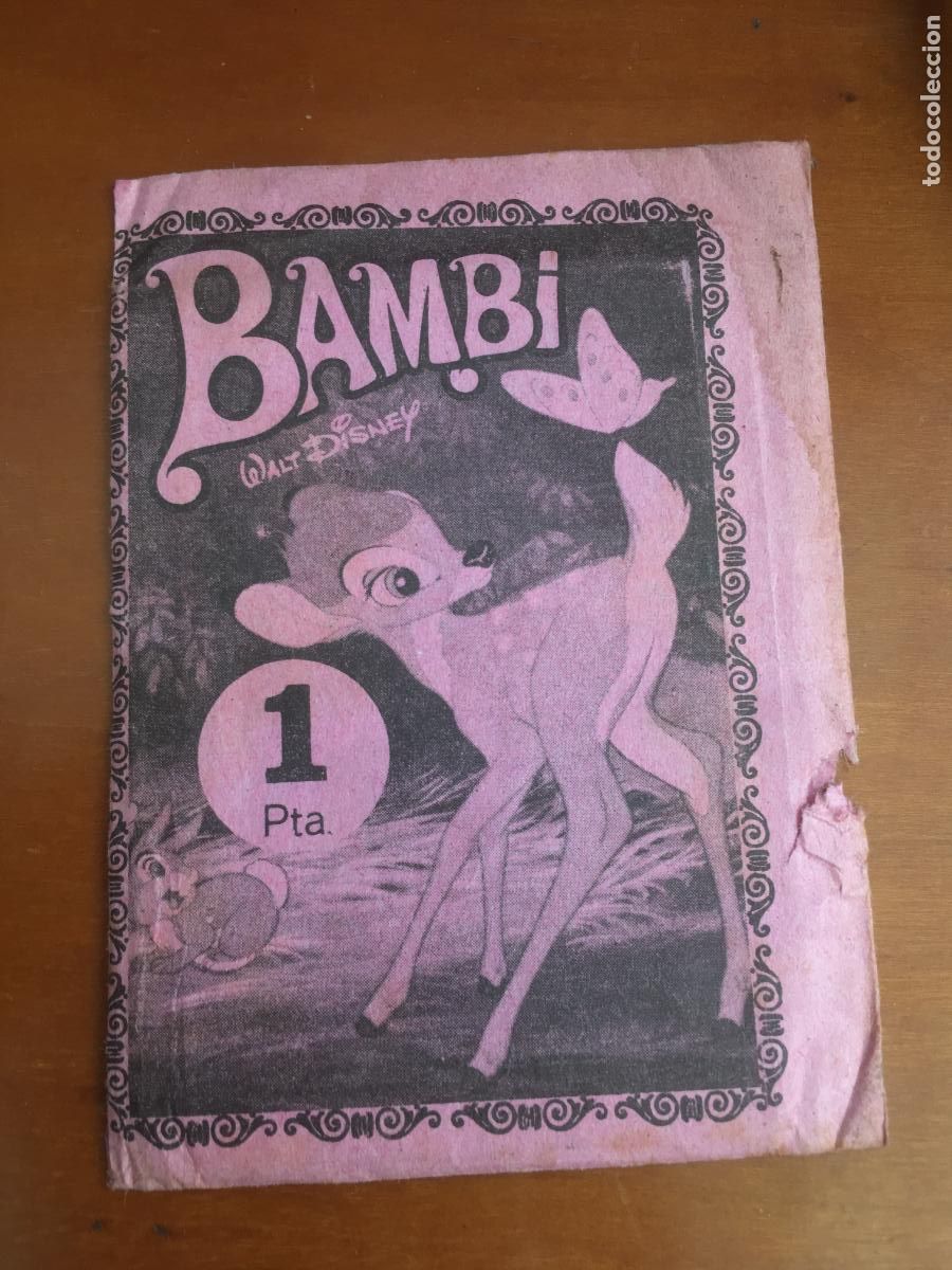 Sammeln alte Sammelbilder: bambi disney fher sobre de cromos sin abrir cerrado