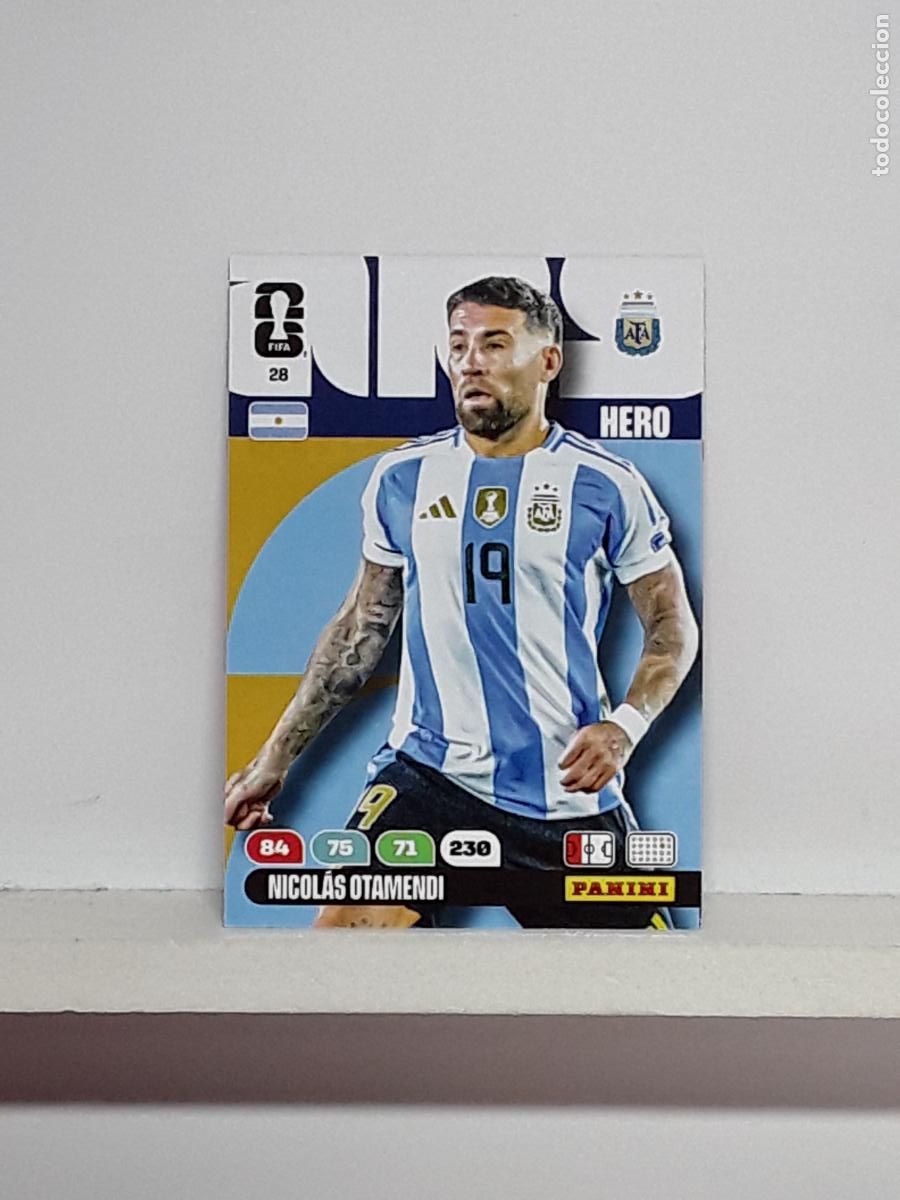 Sammeln alte Sammelbilder: ADRENALYN MUNDIAL 2026 WORLD CUP 26 ALBUM PANINI N 28 ARGENTINA NICOLAS OTAMENDI
