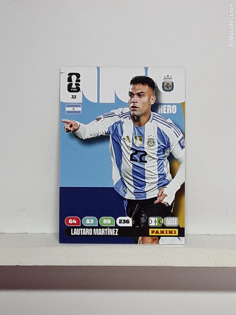 Coleccionismo cromos antiguos: ADRENALYN MUNDIAL 2026 WORLD CUP 26 ALBUM PANINI N 33 ARGENTINA LAUTARO MARTINEZ