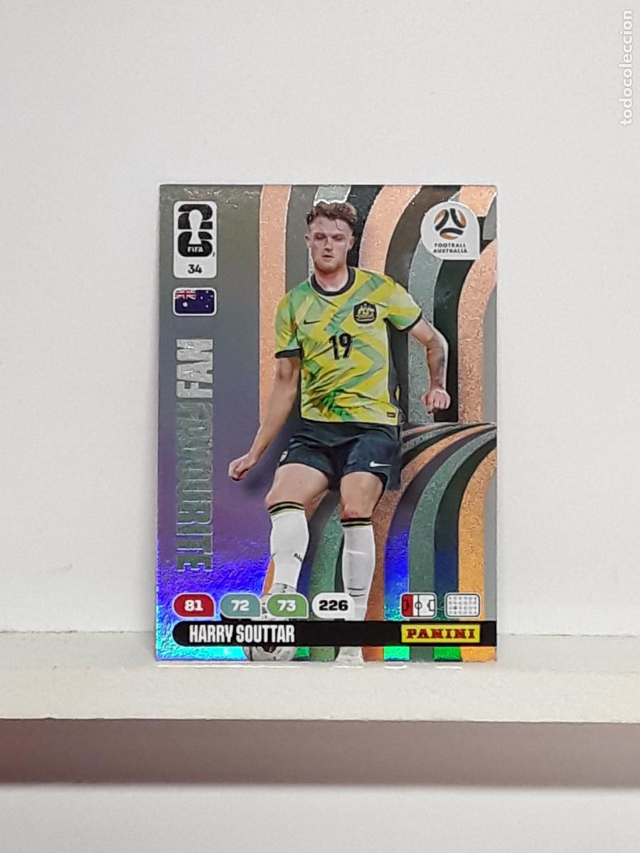 Collezionismo Figurine antiche: ADRENALYN MUNDIAL 2026 WORLD CUP 26 ALBUM PANINI N 34 AUSTRALIA HARRY SOUTTAR