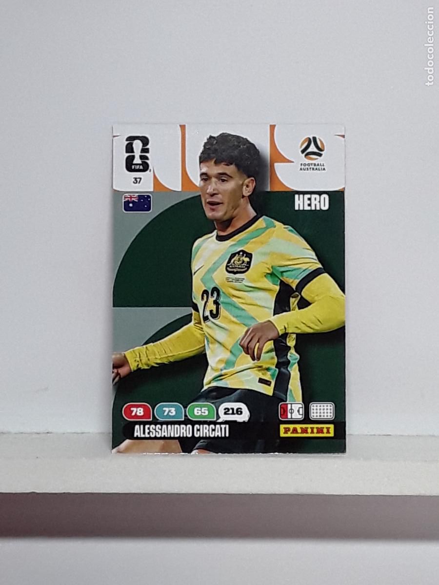 Coleccionismo cromos antiguos: ADRENALYN MUNDIAL 2026 WORLD CUP 26 ALBUM PANINI N 37 AUSTRALIA ALESSANDRO CIRCATI