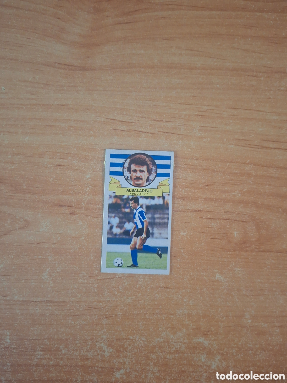 Sammeln alte Sammelbilder: Este 85 86 albaladejo h&eacute;rcules 6 fichaje despegado ver fotos