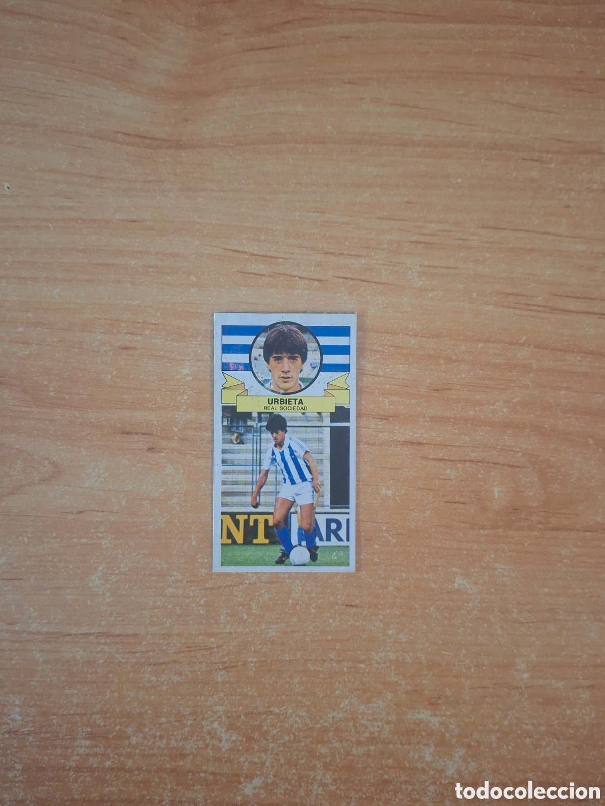 Sammeln alte Sammelbilder: Este 85 86 urbieta real sociedad 9 fichaje despegado ver fotos