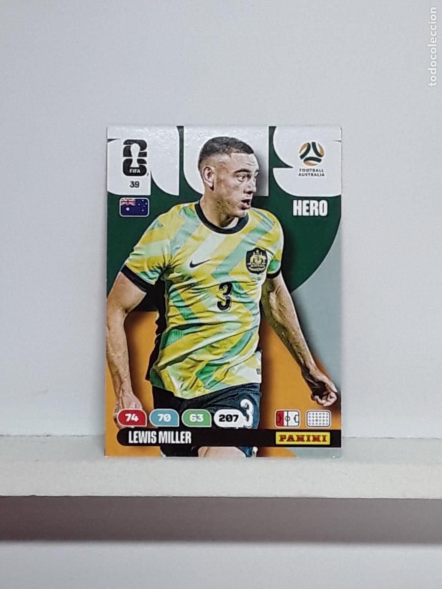 Coleccionismo cromos antiguos: ADRENALYN MUNDIAL 2026 WORLD CUP 26 ALBUM PANINI N 39 AUSTRALIA LEWIS MILLER