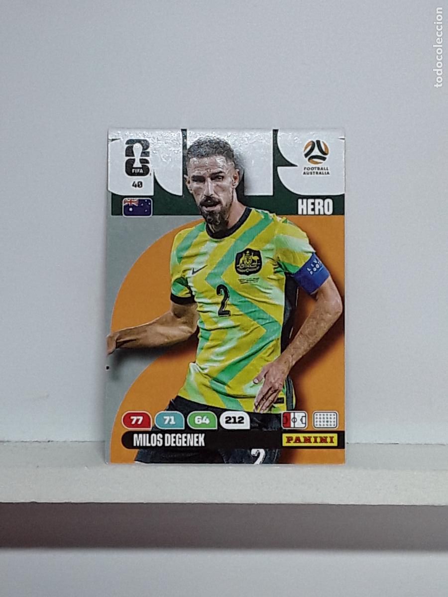 Coleccionismo cromos antiguos: ADRENALYN MUNDIAL 2026 WORLD CUP 26 ALBUM PANINI N 40 AUSTRALIA MILOS DEGENEK