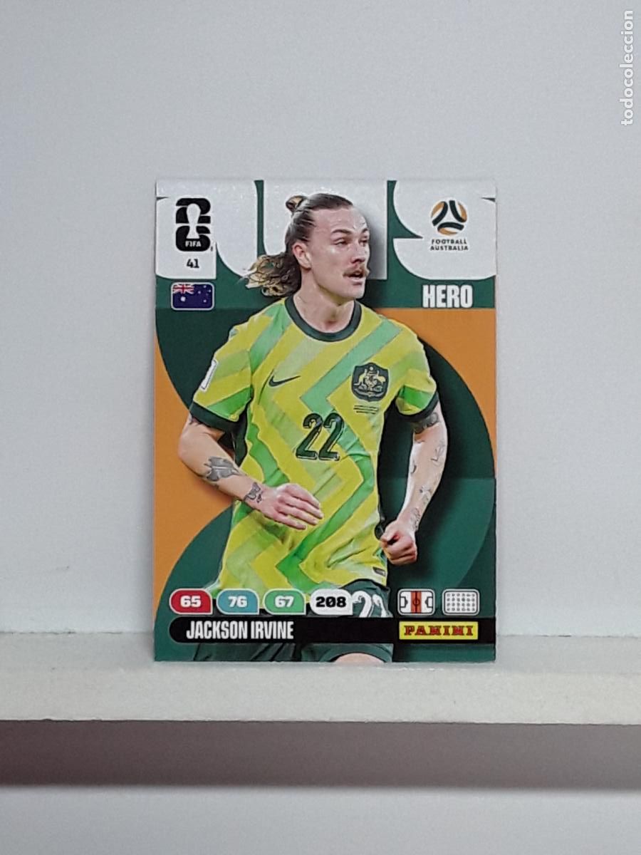 Coleccionismo cromos antiguos: ADRENALYN MUNDIAL 2026 WORLD CUP 26 ALBUM PANINI N 41 AUSTRALIA JACKSON IRVINE