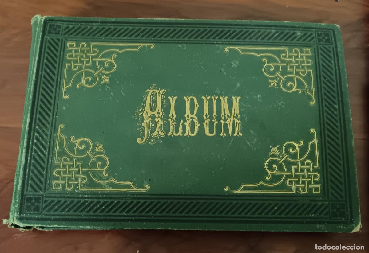Coleccionismo cromos antiguos: &Aacute;LBUM CON M&Aacute;S DE 500 CROMOS VARIADOS PRINCIPIOS SIGLO XIX