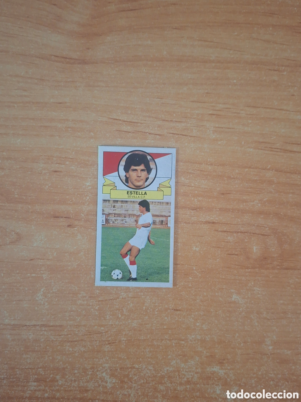 Coleccionismo cromos antiguos: Este 85 86 estella Sevilla 22 fichaje despegado ver fotos