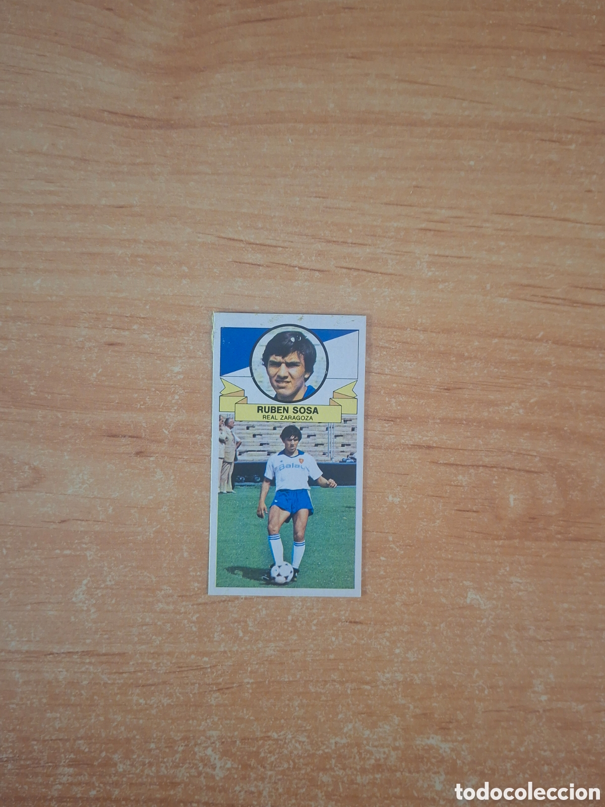 Sammeln alte Sammelbilder: Este 85 86 ruben sosa Zaragoza 31 fichaje despegado ver fotos