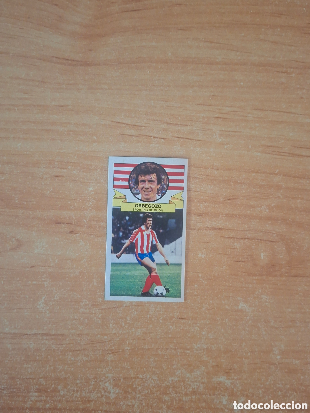 Sammeln alte Sammelbilder: Este 85 86 orbegozo gijon 35 fichaje despegado ver fotos