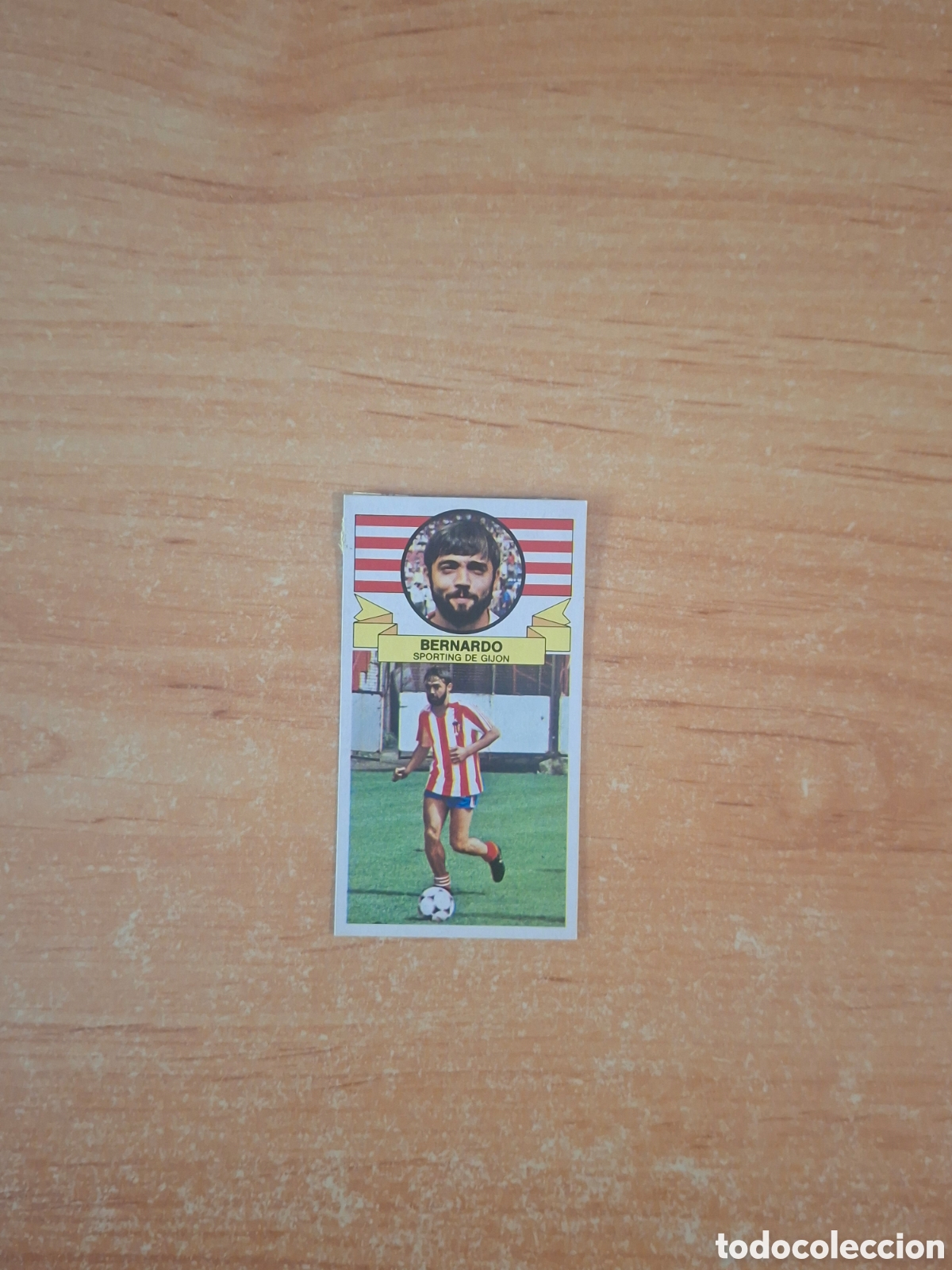 Sammeln alte Sammelbilder: Este 85 86 bernardo gijon baja 38 fichaje despegado ver fotos