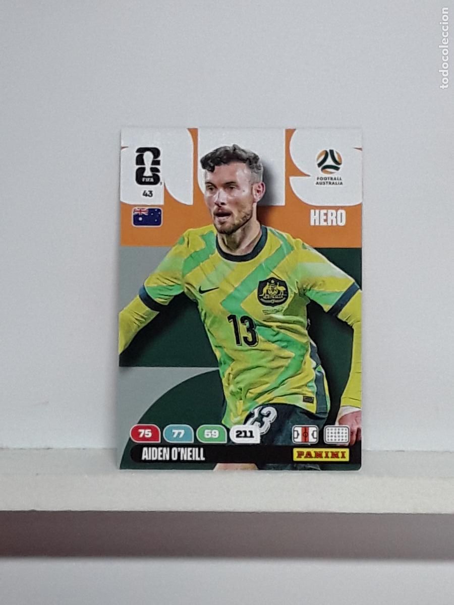 Coleccionismo cromos antiguos: ADRENALYN MUNDIAL 2026 WORLD CUP 26 ALBUM PANINI N 43 AUSTRALIA AIDEN 0'NEILL